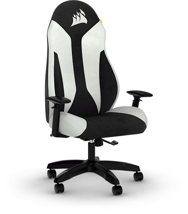 TC60 FABRIC Gaming Chair — White