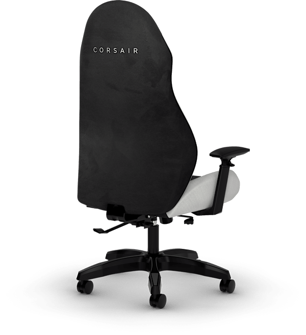 TC60 FABRIC Gaming Chair — White