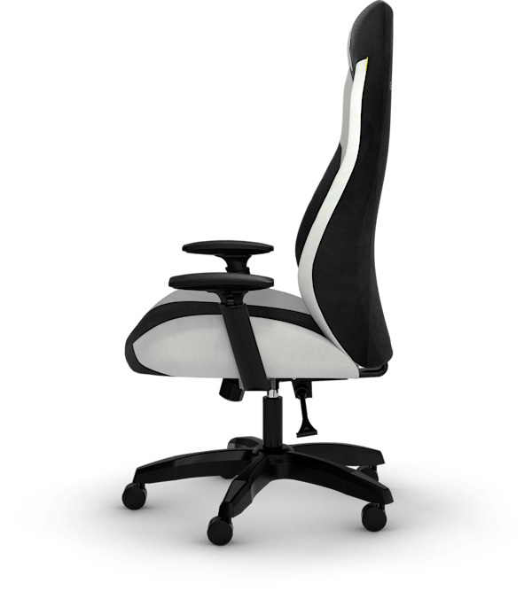 TC60 FABRIC Gaming Chair — White