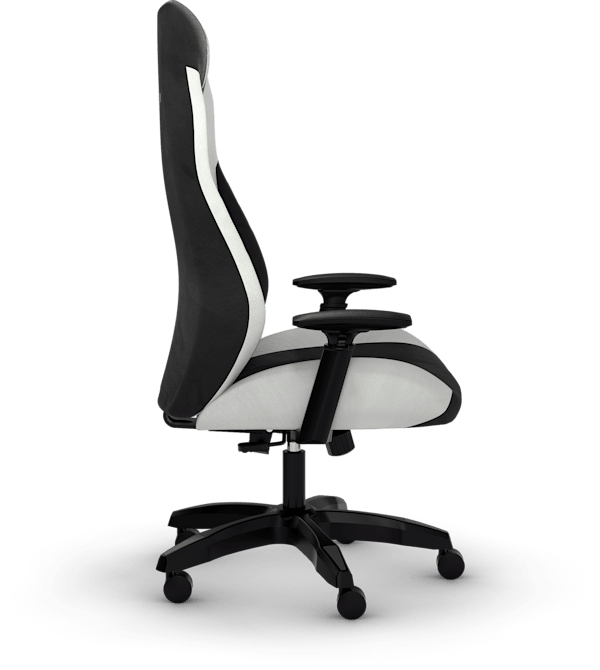 TC60 FABRIC Gaming Chair — White