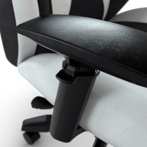 TC60 FABRIC Gaming Chair — White