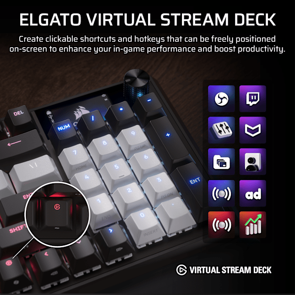VANGUARD 96 Mechanical Gaming Keyboard, CORSAIR MLX Quantum (Revival Series)