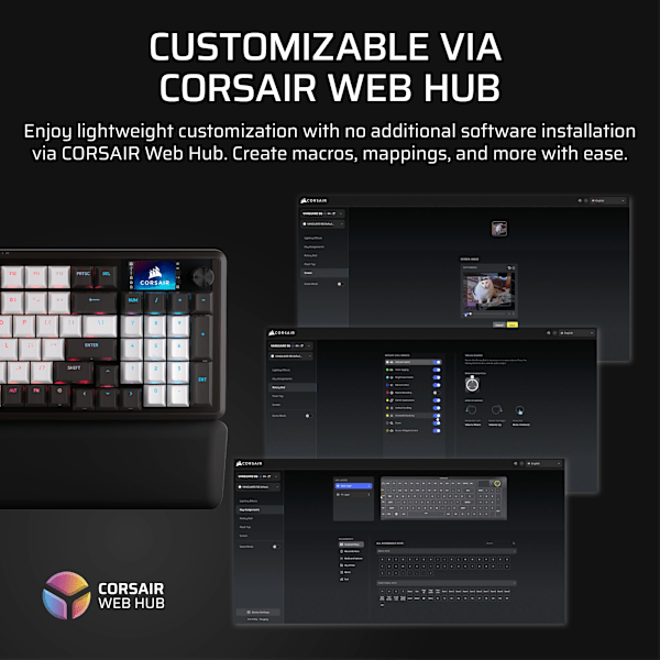 VANGUARD 96 Mechanical Gaming Keyboard, CORSAIR MLX Quantum (Revival Series)