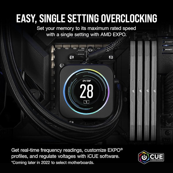 VENGEANCE 32GB (2x16GB) DDR5 DRAM Up To 5600MT/S CL40 Memory Kit — GREY