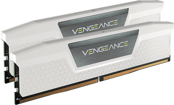 VENGEANCE® 32GB (2x16GB) DDR5 DRAM Up To 6400MT/s CL32 AMD EXPO & Intel XMP Memory Kit — White