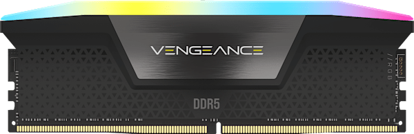 VENGEANCE® RGB 32GB (2 x 16GB) DDR5 DRAM Up To 6000MT/s CL38 Intel XMP Memory Kit - BLACK