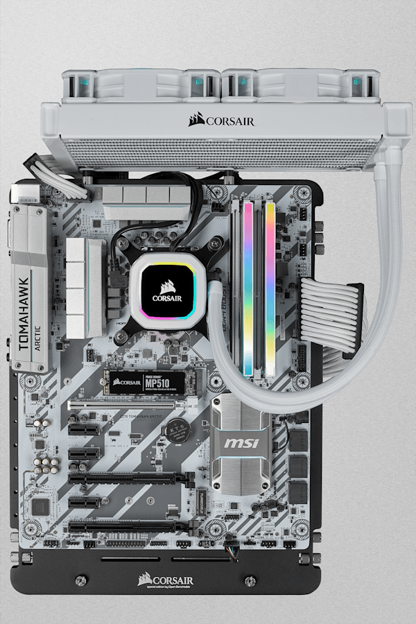 VENGEANCE RGB PRO SL 16GB (2x8GB) DDR4 DRAM Up To 3600MHz C18 Memory Kit – White