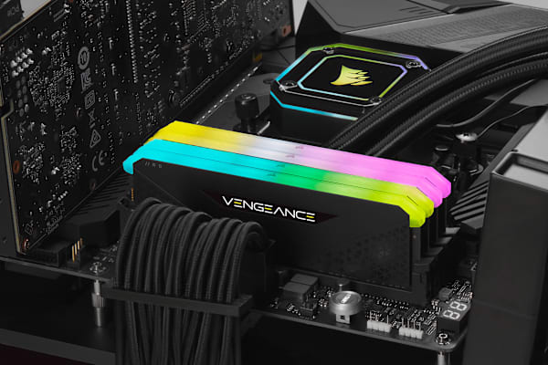 VENGEANCE® RGB RS 8GB (1 x 8GB) DDR4 DRAM Up To 3600MHz C18 Memory Kit