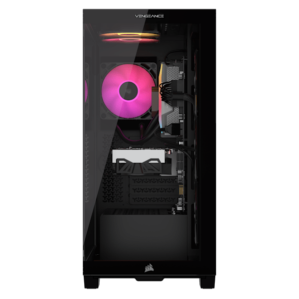 VENGEANCE a7500 Gaming PC: AMD Ryzen 5 9600X, GeForce RTX 4070, 32GB DDR5, 1TB M.2 SSD, Win11 Home (Certified Refurbished)