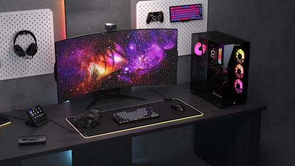 VENGEANCE a7500 Gaming PC: AMD Ryzen 7 9800X3D, GeForce RTX 5090, 64GB DDR5, 4TB (2TB/2TB) M.2 SSD, Win11 Home