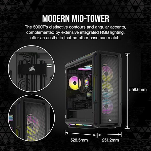 VENGEANCE a8100 Gaming PC, Ryzen 9 7950X3D, RTX 4090, 4TB (2x 2TB M.2), 64GB DDR5-5600 (Certified Refurbished)