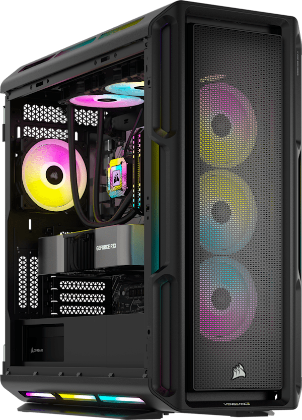 VENGEANCE a8100 Gaming PC, Ryzen 9 7950X3D, RTX 4090, 4TB (2x 2TB M.2), 64GB DDR5-5600 (Certified Refurbished)