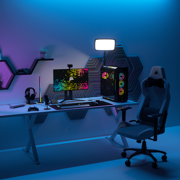 VENGEANCE a8200 Gaming PC: AMD Ryzen 7 9800X3D, GeForce RTX 5090, 64GB DDR5, 6TB (2TB/4TB) M.2 SSD, Win11 Pro (Refurbished)