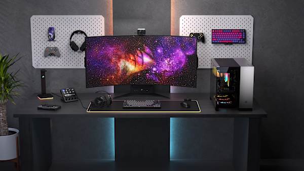 VENGEANCE i5200 Gaming PC with iCUE LINK - Black/Satin Gray: Intel Core Ultra 9 285K, GeForce RTX 4090, 64GB DDR5, 4TB M.2 SSD, Win11 Pro (Refurbished)
