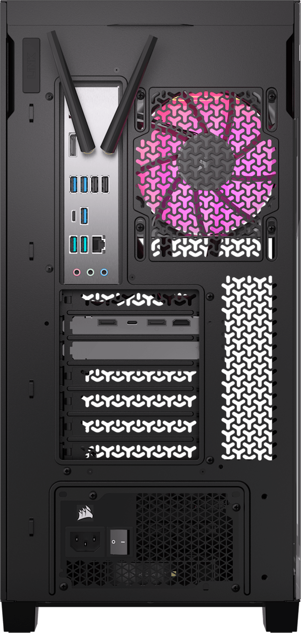 VENGEANCE i7600 Gaming PC: Intel Core Ultra 7 265KF, GeForce RTX 4080 Super, 32GB DDR5, 2TB M.2 SSD, Win11 Home (Refurbished)