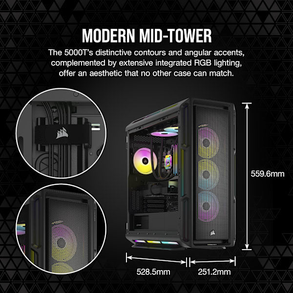 VENGEANCE i8200 Gaming PC: Intel Core i9-14900K, NVIDIA RTX 4090, 64GB DDR5 6400MT/s Memory, 4TB (2x 2TB) M.2 NVMe SSD (Certified Refurbished)