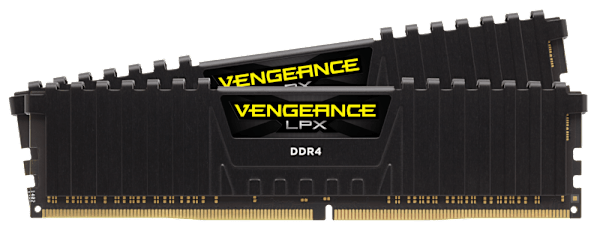 VENGEANCE® LPX 16GB (2 x 8GB) DDR4 DRAM Up To 3600MHz C18 Memory Kit - Black