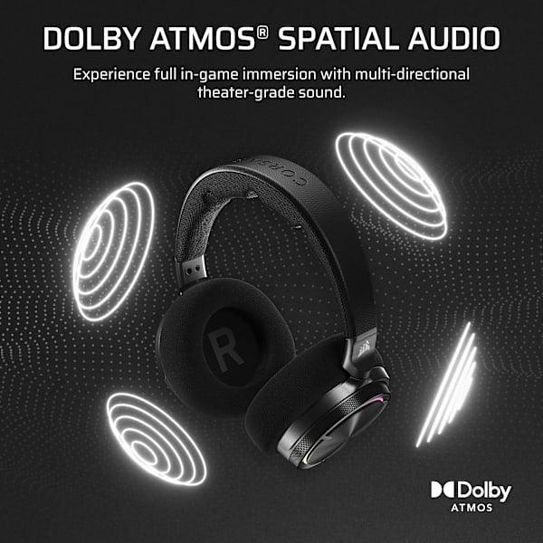 VIRTUOSO MAX WIRELESS Gaming Headset, Carbon (Revival Series)