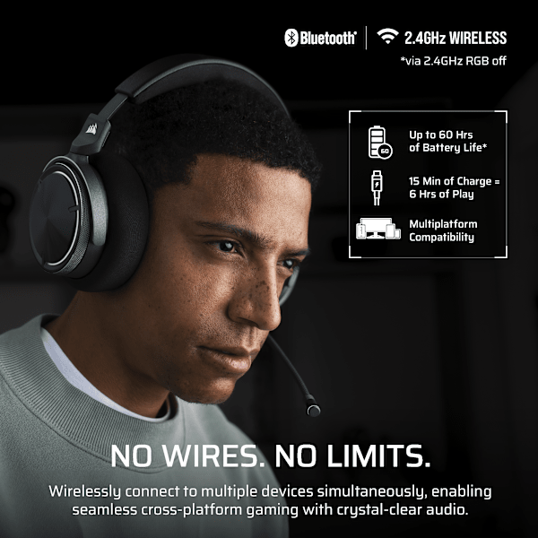 VIRTUOSO MAX WIRELESS Gaming Headset, Carbon (Revival Series)