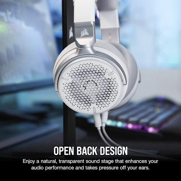 VIRTUOSO PRO Open Back Streaming/Gaming Headset - White (Revival Series)