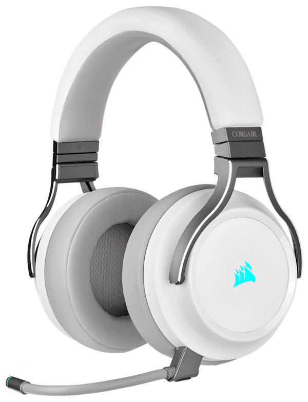 VIRTUOSO RGB WIRELESS High-Fidelity Gaming Headset — White (Revival Series)