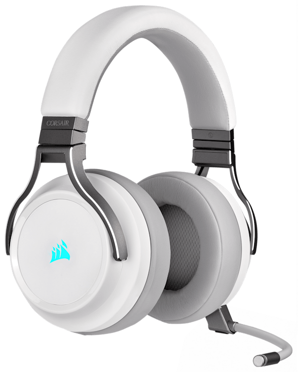 VIRTUOSO RGB WIRELESS High-Fidelity Gaming Headset — White (Revival Series)