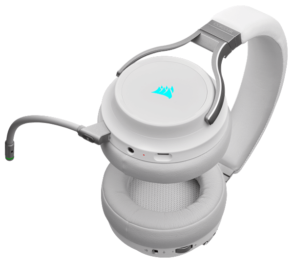 VIRTUOSO RGB WIRELESS High-Fidelity Gaming Headset — White (Revival Series)