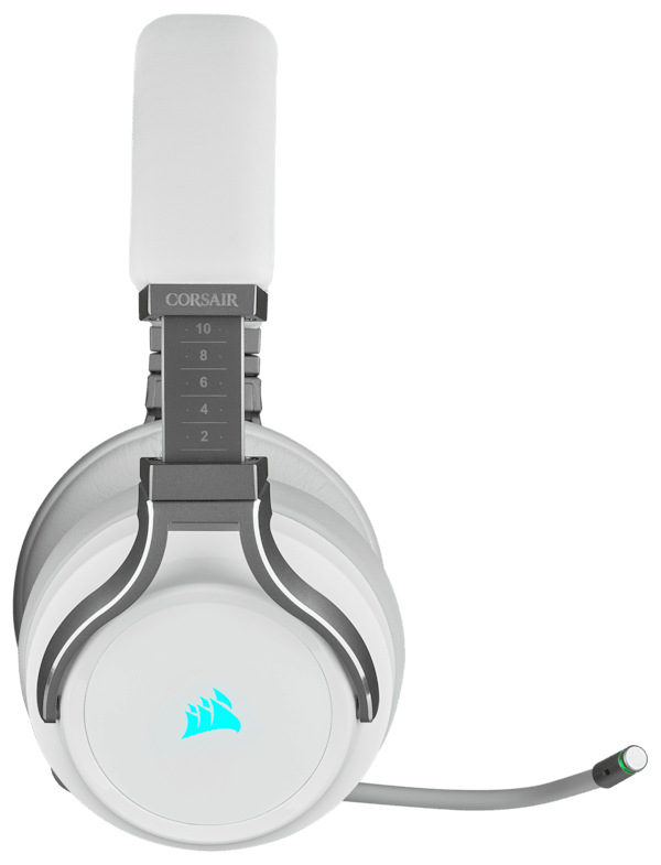 VIRTUOSO RGB WIRELESS High-Fidelity Gaming Headset — White (Revival Series)
