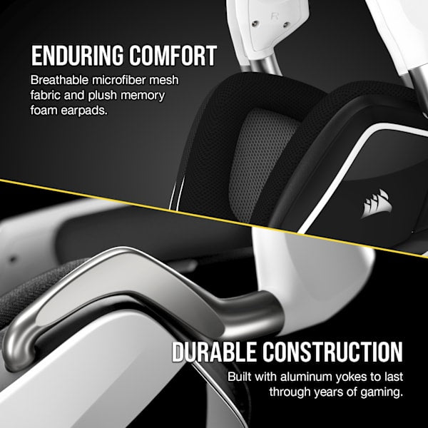 VOID RGB ELITE Wireless Premium Gaming Headset with 7.1 Surround Sound — White (Revival Series)