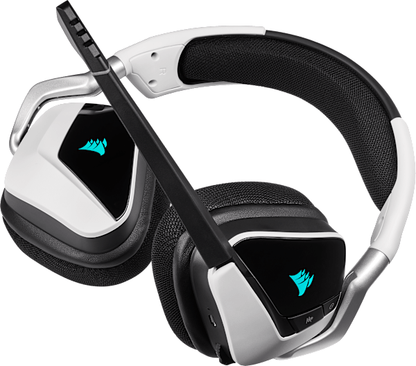 VOID RGB ELITE Wireless Premium Gaming Headset with 7.1 Surround Sound — White (Refurbished)