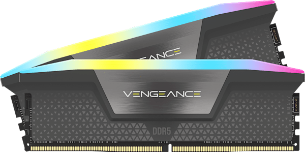 VENGEANCE® RGB 16GB (2x8GB) DDR5 DRAM Up To 6000MT/s CL36 AMD EXPO & Intel XMP