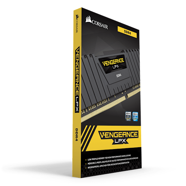 VENGEANCE® LPX 32GB (2 x 16GB) DDR4 DRAM Up To 2666MHz C16 Memory Kit - Black