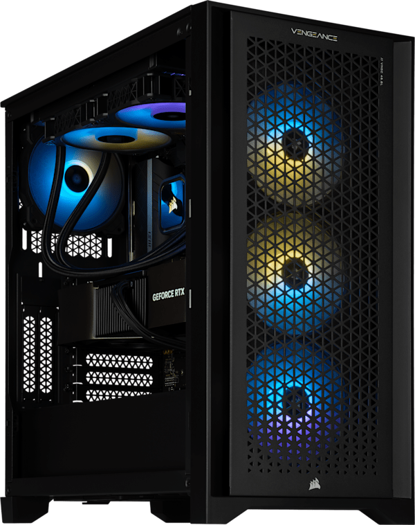 VENGEANCE i7400 Gaming PC: Intel Core i7-13700K, NVIDIA RTX 4080, 32GB DDR5 5600 MTs Memory, 2TB NVMe SSD (Certified Refurbished)