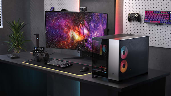 VENGEANCE a5100 Gaming PC: AMD Ryzen 7 7800X3D, GeForce RTX 5080, 32GB DDR5, 2TB M.2 SSD, Win11 Home (Refurbished)