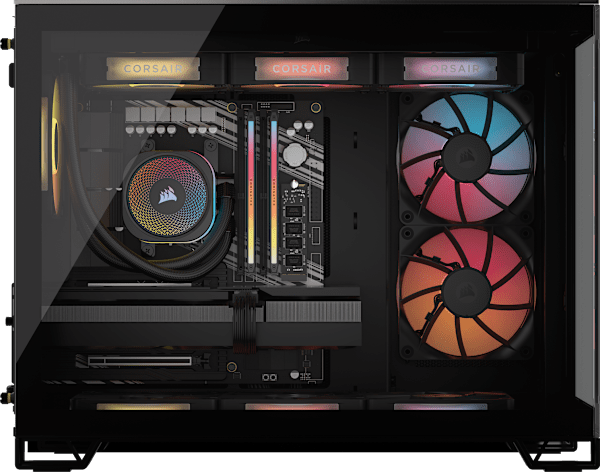 VENGEANCE a5100 Gaming PC: AMD Ryzen 9 9950X3D, GeForce RTX 5090, 64GB DDR5, 4TB (2TB/2TB) M.2 SSD, Win11 Pro (Refurbished)