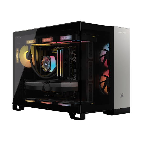 VENGEANCE i5100 Gaming PC with iCUE LINK - Black/Satin Gray: Intel Core i9-14900KF, GeForce RTX 4080 Super, 32GB DDR5, 2TB M.2 SSD, Win11 Home (Certified Refurbished)