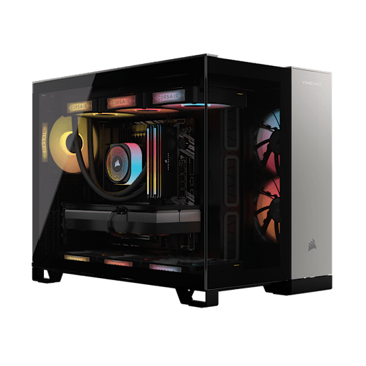 VENGEANCE i5100 Gaming PC with iCUE LINK - Black/Satin Gray: Intel Core i9-14900KF, GeForce RTX 4090, 64GB DDR5, 4TB M.2 SSD, Win11 Pro (Certified Refurbished)