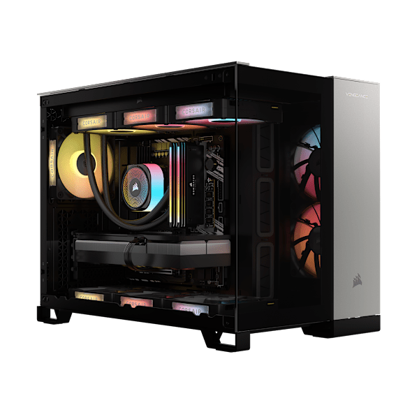 VENGEANCE i5100 Gaming PC with iCUE LINK - Black/Satin Gray: Intel Core i9-14900KF, GeForce RTX 4080 Super, 32GB DDR5, 2TB M.2 SSD, Win11 Home (Certified Refurbished)