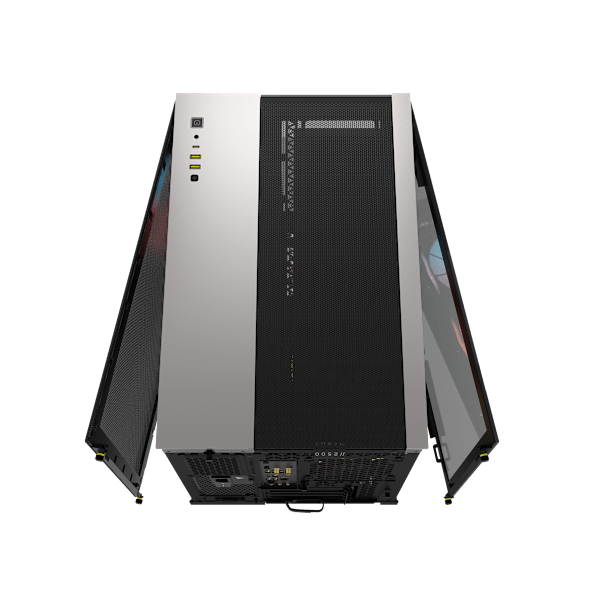 VENGEANCE i5100 Gaming PC with iCUE LINK - Black/Satin Gray: Intel Core i9-14900KF, GeForce RTX 4080 Super, 32GB DDR5, 2TB M.2 SSD, Win11 Home (Certified Refurbished)