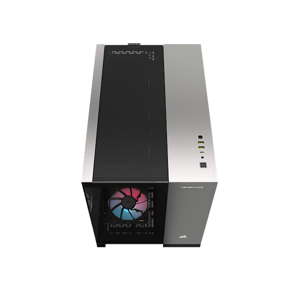 VENGEANCE i5100 Gaming PC with iCUE LINK - Black/Satin Gray: Intel Core i9-14900KF, GeForce RTX 4080 Super, 32GB DDR5, 2TB M.2 SSD, Win11 Home (Certified Refurbished)