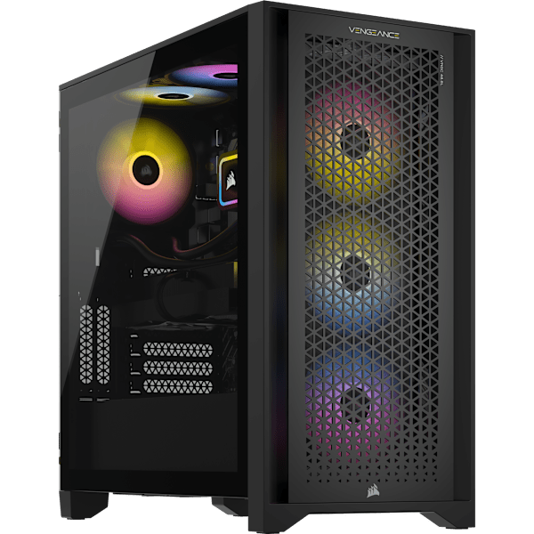 VENGEANCE i7400 Gaming PC: Intel Core i5-13600KF, GeForce RTX 4060 Ti, 32GB DDR5, 1TB NVMe SSD, Win11 Home (Certified Refurbished)