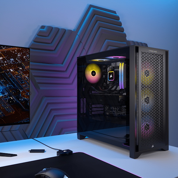VENGEANCE i7400 Gaming PC: Intel Core i5-13600KF, GeForce RTX 4070 Ti Super, 32GB DDR5, 1TB NVMe SSD, Win11 Home (Certified Refurbished)