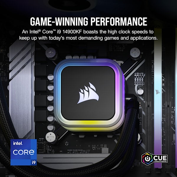 VENGEANCE i7500 Gaming PC: Intel Core i9-14900KF, NVIDIA RTX 4090, 64GB DDR5 6000MT/s Memory, 2TB NVMe SSD (Certified Refurbished)