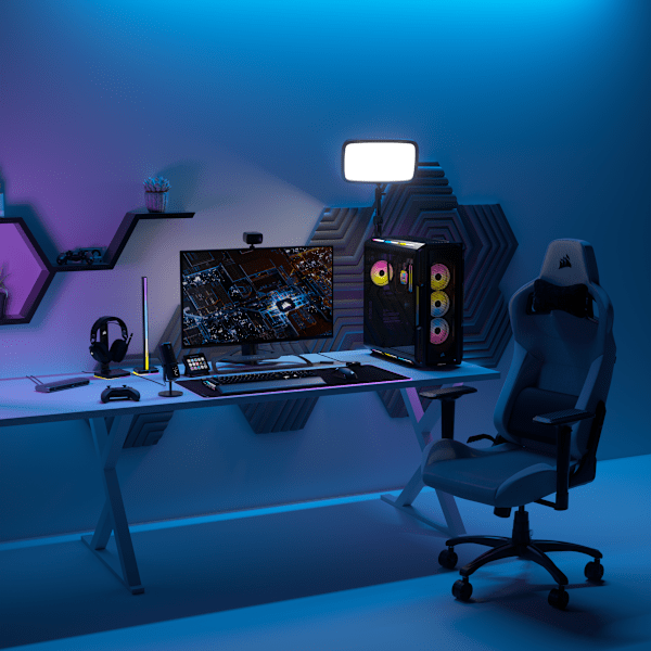 VENGEANCE i8200 iCUE LINK Edition Gaming PC: Intel Core i9-14900KF, GeForce RTX 4080 Super, 64GB DDR5, 6TB (2TB/4TB) NVMe SSD, Win 11 Pro (Certified Refurbished)