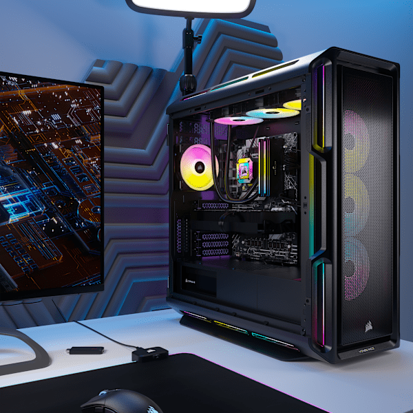 VENGEANCE i8200 iCUE LINK Edition Gaming PC: Intel Core i9-14900KF, GeForce RTX 4080 Super, 64GB DDR5, 6TB (2TB/4TB) NVMe SSD, Win 11 Pro (Certified Refurbished)