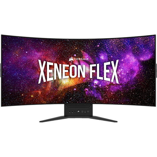 CORSAIR XENEON FLEX 45WQHD240 45-Inch Bendable Gaming Monitor, 3440 x 1440, 240Hz, HDR with 1000nit Peak Brightness, 1.5M:1 Contrast Ratio, 1.07 Billion Colors (Certified Refurbished)