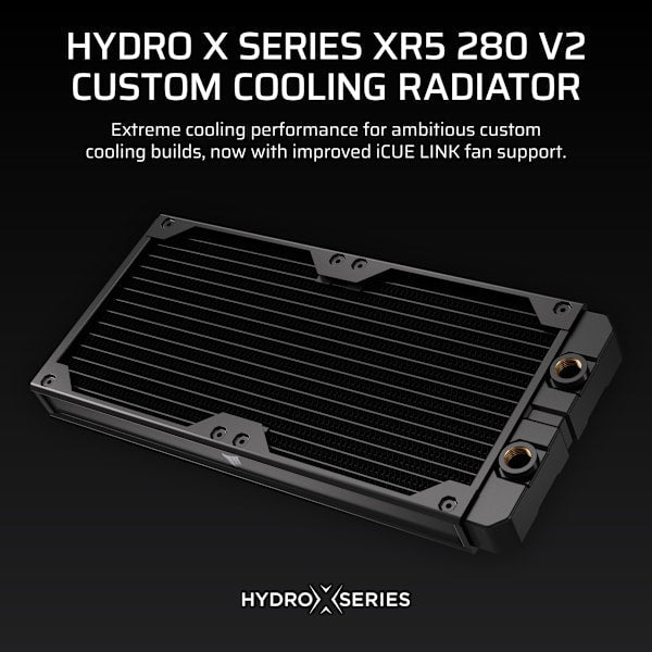 Hydro X Series XR5 280 V2 Custom Cooling Radiator