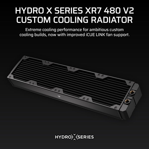 Hydro X Series XR7 480 V2 Custom Cooling Radiator