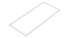 9000D Replacement Magnetic Side Fan Filter, White