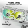 iCUE SP120 RGB ELITE Performance 120mm White PWM Fan — Single Pack